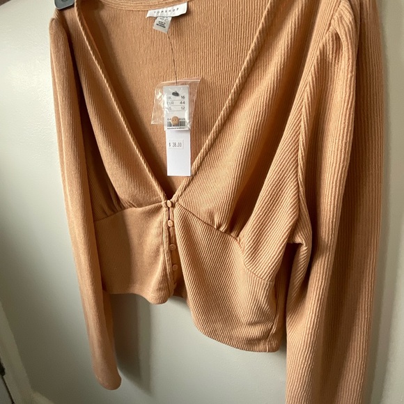 TopShop Button Blouse - Picture 3 of 4